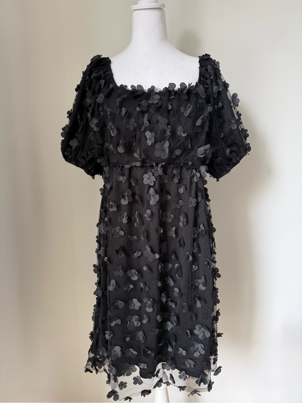 Piper & Scoot Black Floral Dress